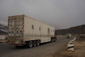 I_4_White Chinese lorries on their way in Murghab.